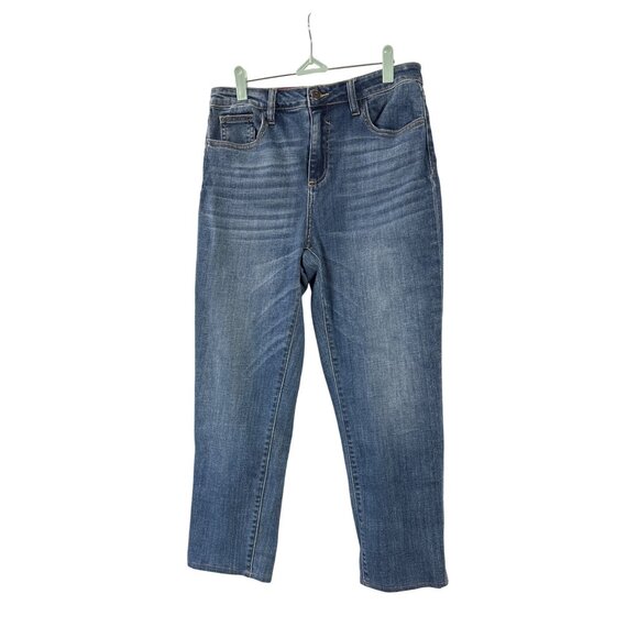 Cello High Rise Skinny Denim Jeans Juniors Size 11 Blue Hemmed - Picture 1 of 9